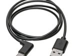 Eaton Tripp Lite Series USB-A zu USB-C Kabel, Right-Angle USB-C, USB 2.0, Thunderbolt 3 Compatible, (Stecker/Stecker), 3 ft. (0.91 m)