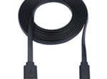 Eaton Tripp Lite Series USB-A zu USB-C Flat Kabel - Stecker/Stecker, USB 2.0, Thunderbolt 3 Compatible, Schwarz, 6 ft. (1.83 m)