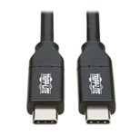 Eaton Tripp Lite Series USB-C Kabel (Stecker/Stecker) - USB 2.0, 5A Rated, USB-IF Certified, Thunderbolt 3, 1M (3.3 ft)