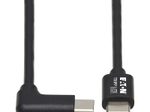 Eaton Tripp Lite Series USB-C Kabel (Stecker/Stecker) - USB 2.0, Thunderbolt 3, 60W PD Charging, Right-Angle Plug, Schwarz, 2 m (6.6 ft.)