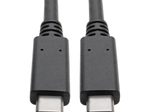 Eaton Tripp Lite Series USB-C Kabel (Stecker/Stecker) - USB 3.1, Gen 2 (10 Gbps), 5A Rating, Thunderbolt 3 Compatible, 3 ft. (0.91 m)