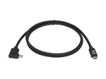 Eaton Tripp Lite Series USB-C Kabel (Stecker/Stecker) - USB 3.2 Gen 1 (5 Gbps), Thunderbolt 3 Compatible, Right-Angle Plug, 1 m (3.3 ft.)