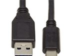 Eaton Tripp Lite Series USB-C zu USB-A Kabel (Stecker/Stecker), USB 3.1 Gen 1 (5 Gbps), Thunderbolt 3 Compatible, 20-in. (50.8 cm)
