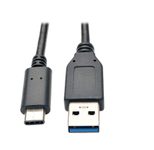 Eaton Tripp Lite Series USB-C zu USB-A Kabel (Stecker/Stecker), USB 3.1 Gen 1 (5 Gbps), Thunderbolt 3 Compatible, 3 ft. (0.91 m)