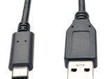 Eaton Tripp Lite Series USB-C zu USB-A Kabel (Stecker/Stecker), USB 3.1 Gen 2 (10 Gbps), Thunderbolt 3 Compatible, 3 ft. (0.91 m)