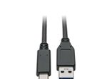 Eaton Tripp Lite Series USB-C zu USB-A Kabel (Stecker/Stecker), USB 3.1 Gen 2 (10 Gbps), USB-IF Certified, Thunderbolt 3 Compatible, 3 ft. (0.91 m)