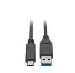 Eaton Tripp Lite Series USB-C zu USB-A Kabel (Stecker/Stecker), USB 3.1 Gen 2 (10 Gbps), USB-IF Certified, Thunderbolt 3 Compatible, 3 ft. (0.91 m)