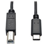 Eaton Tripp Lite Series USB-C zu USB-B Kabel - USB 2.0, (Stecker/Stecker), 6 ft. (1.83 m)