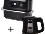 Ninja Doppel-Heißluftfritteuse AF500EU + Tefal Includeo Wasserkocher 1l KI5338