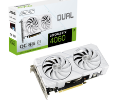 ASUS Dual GeForce RTX 4060 EVO White OC Edition 8GB GDDR6