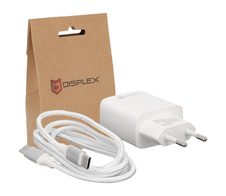 DISPLEX Charger-Set - Ladegerät PD20W & Ladekabel USB-C - 1,2m