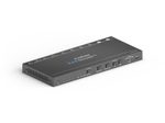 PureTools - HDMI Splitter 2x4, 4K (60Hz 4:4:4) mit Down-Scaling, Audio und EDID Management