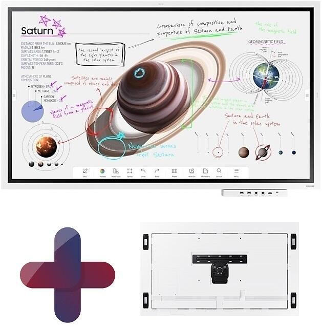 Samsung Flip Pro WM65B Flipchart 165 cm 65 Zoll inkl. Samsung WMN-WM65R NoGap Wandhalterung & Tray CY-TF65BBC video preview