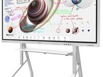 Samsung Flip Pro WM75B Flipchart 190,5 cm 75 Zoll + Neomounts FL50-575WH1 MOVE Go XL Rollwagen