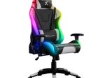 X Rocker Agility eSports Gaming-Bürodrehstuhl mit LED-Beleuchtung & App-Steuerung - schwarz/weiß
