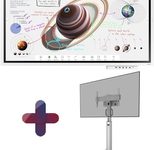 Samsung Flip Pro WM55B Flipchart 138,7 cm 55 Zoll inkl. Samsung Flip Pro Tray CY-TF65BBC & Neomounts FL50S-825WH1 MOVE Up Rollwagen