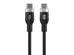 Hyper® HyperJuice USB-C Silikon-Ladekabel (1,5m) - Schwarz