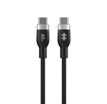 Hyper® HyperJuice USB-C Silikon-Ladekabel (1,5m) - Schwarz