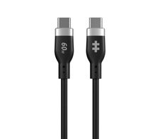 Hyper® HyperJuice USB-C Silikon-Ladekabel (1,5m) - Schwarz