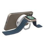 Hyper® HyperJuice HJ3310WHGL Qi2 2-in-1 Magnetischer Ladeständer