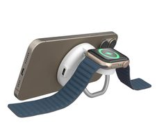 Hyper® HyperJuice HJ3310WHGL Qi2 2-in-1 Magnetischer Ladeständer