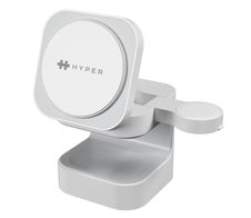 Hyper® HyperJuice HJ3320WHGL Qi2 3-in-1 Magnetische Ladestation