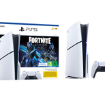 Sony Playstation 5 Slim Disc-Edition Fortnite Cobalt Star Bundle, weiß