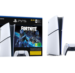 Sony Playstation 5 Slim Digital-Edition Fortnite Cobalt Star Bundle, weiß