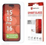 DISPLEX Smart Glass für Apple iPhone 15/15 Pro/16
