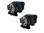 Beamerlampe für EPSON (ersetzt: ELPLP82, V13H010L82 (2 LAMPS SET))