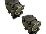 Beamerlampe für EPSON (ersetzt: ELPLP52, V13H010L52 (2 LAMPS SET))