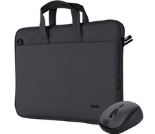 Trust Bologna Laptoptaschen-Maus-Set - Schwarz