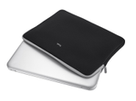 Trust Primo Weiche Hülle für 13,3 Zoll Laptops - Schwarz