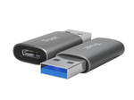Trust Calyx Adapter USB-A auf USB-C, 2er Pack - Schwarz