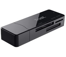 Trust Nanga Kompakter USB 3.2 Gen1- Kartenleser - Schwarz