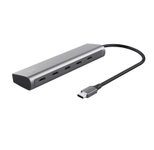 Trust Halyx 5er-Hub für USB-C - Silber