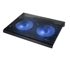 Trust Azul Laptop-Kühlständer mit zwei Lüftern - Schwarz