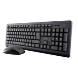 Trust Primo Kabelloses Tastatur-Maus-Set - Schwarz DE