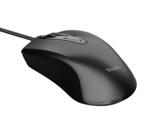 Trust Optische Kabelmaus - Schwarz