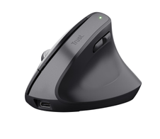 Trust Bayo+ Ergonomische kabellose Maus für mehrere Geräte - Schwarz
