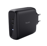 Trust Maxo Duales 65 W USB-C-Ladegerät - Schwarz EU