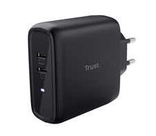 Trust Maxo Duales 65 W USB-C-Ladegerät - Schwarz EU