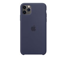 Apple iPhone 11 Pro Max Silicone Case mitternacht