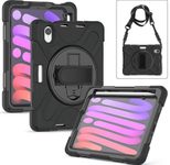 eSTUFF AUSTIN Schutzhülle für das Apple iPad Mini der 6. & 7. Generation 8,3"  - Black