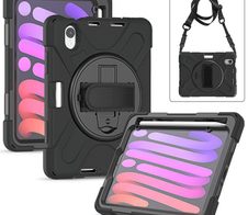 eSTUFF CHICAGO Schutzhülle für das Apple iPad Mini der 6. & 7. Generation 8,3" - Black