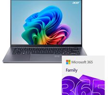 Acer Swift Go 14 AI SFG14-01-X38D Snapdragon® X Plus + Microsoft 365 Family (1 Jahr)