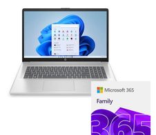 HP Laptop 17-cn4055ng Intel® Core™ 5 120U + Microsoft 365 Family (1 Jahr)