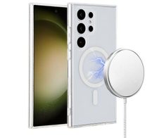 eSTUFF Samsung Galaxy S24 Ultra INFINITE OSLO Magnetic Hybrid Cover - Transparent