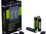 VERICO USB-Akkus mit Ladekabel LoopEnergy AAA900 Li-Ion Micro AAA 600 mAh, 4 St.