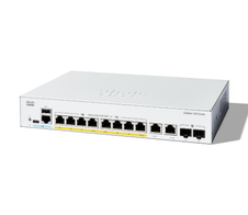 Cisco Catalyst 1300-8P-E-2G Switch 8x 1GbE PoE+ + 2x 1GbE RJ45/SFP Combo L3 managed